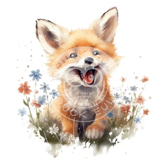Bügelbild Cartoon Fuchs 212-2