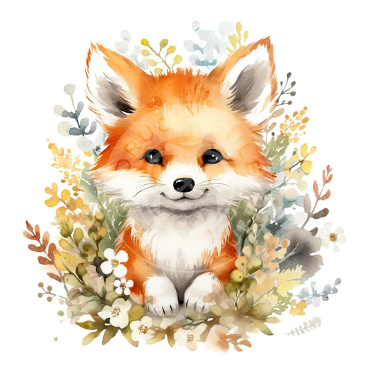 Bügelbild Cartoon Fuchs 212-6