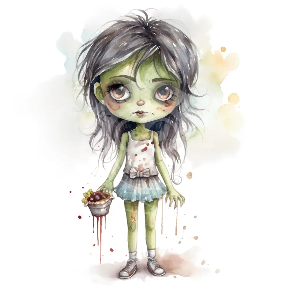 Bügelbild Cartoon Zombies 427-8