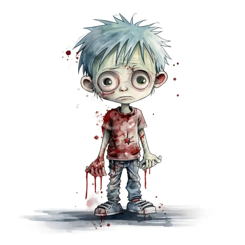 Bügelbild Cartoon Zombies 427-9