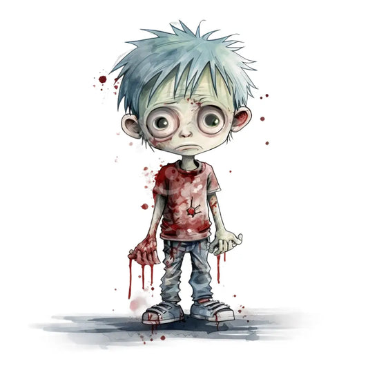 Bügelbild Cartoon Zombies 427-9