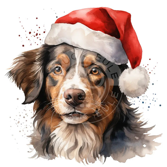 Bügelbild Christmas Dog 6