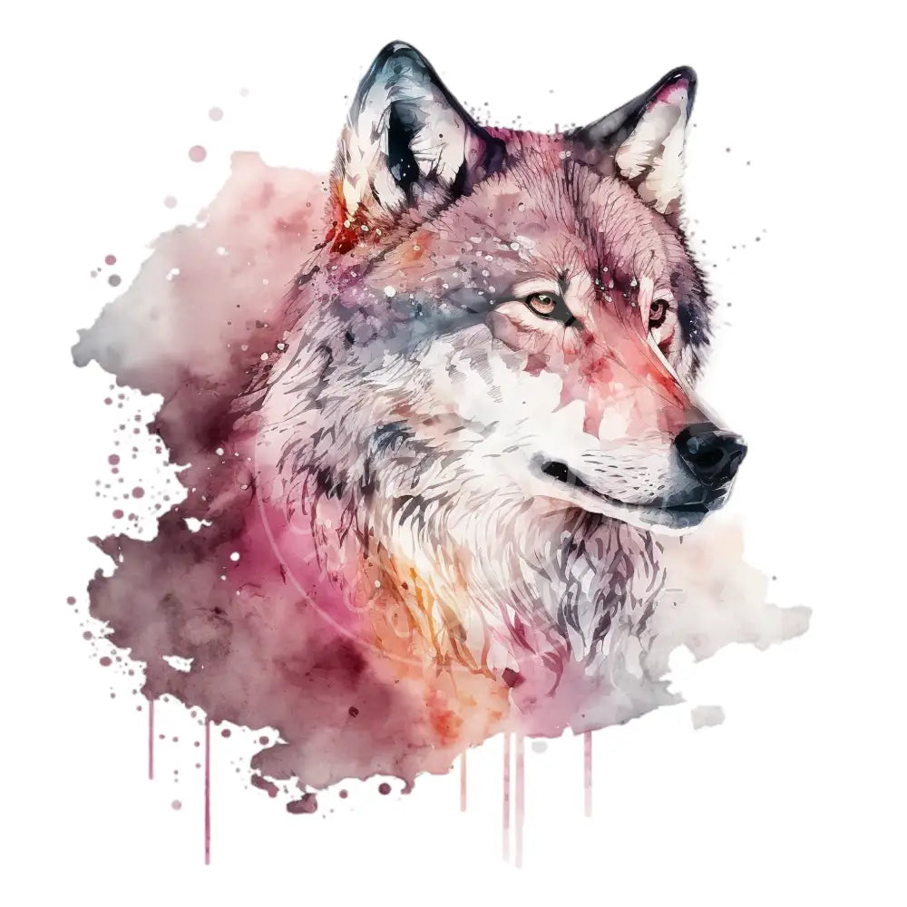 Bügelbild Cosmic Wolf 60-15