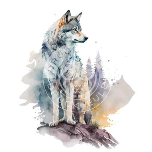Bügelbild Cosmic Wolf 60-24