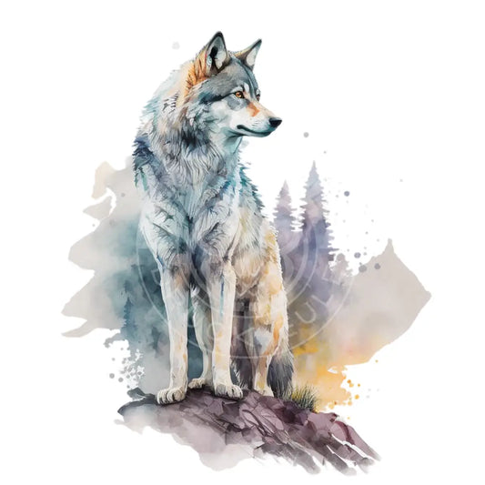 Bügelbild Cosmic Wolf 60-24