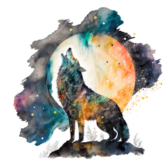 Bügelbild Cosmic Wolf 60-31