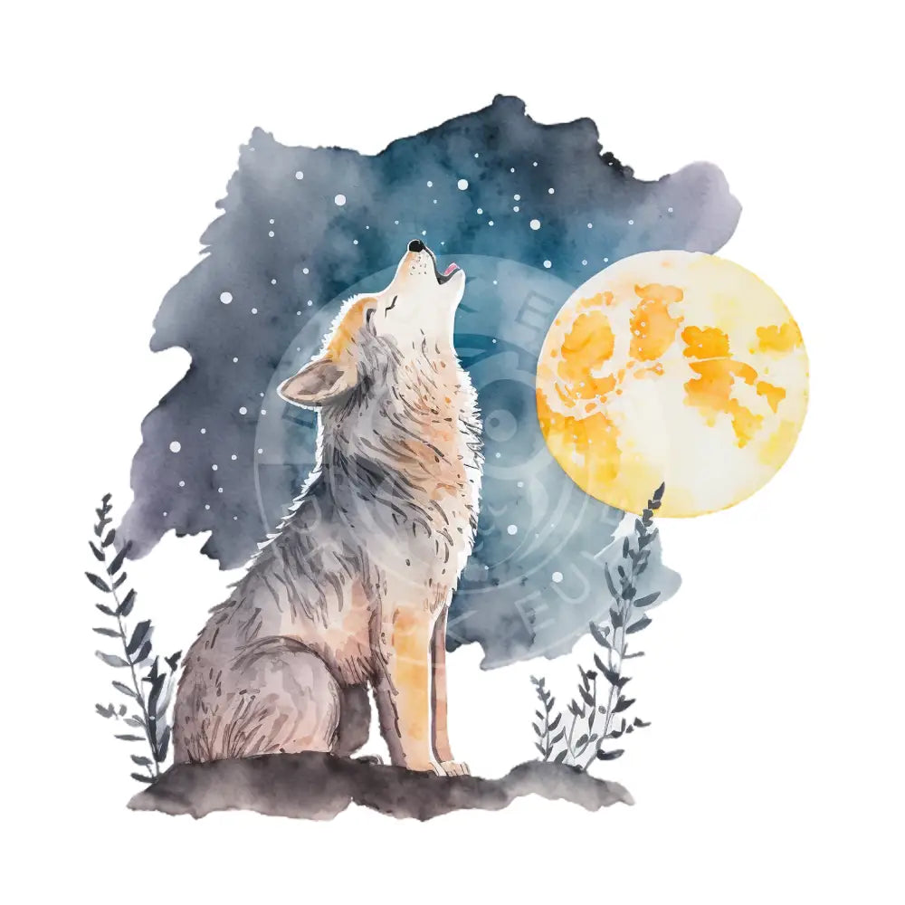 Bügelbild Cosmic Wolf 60-9