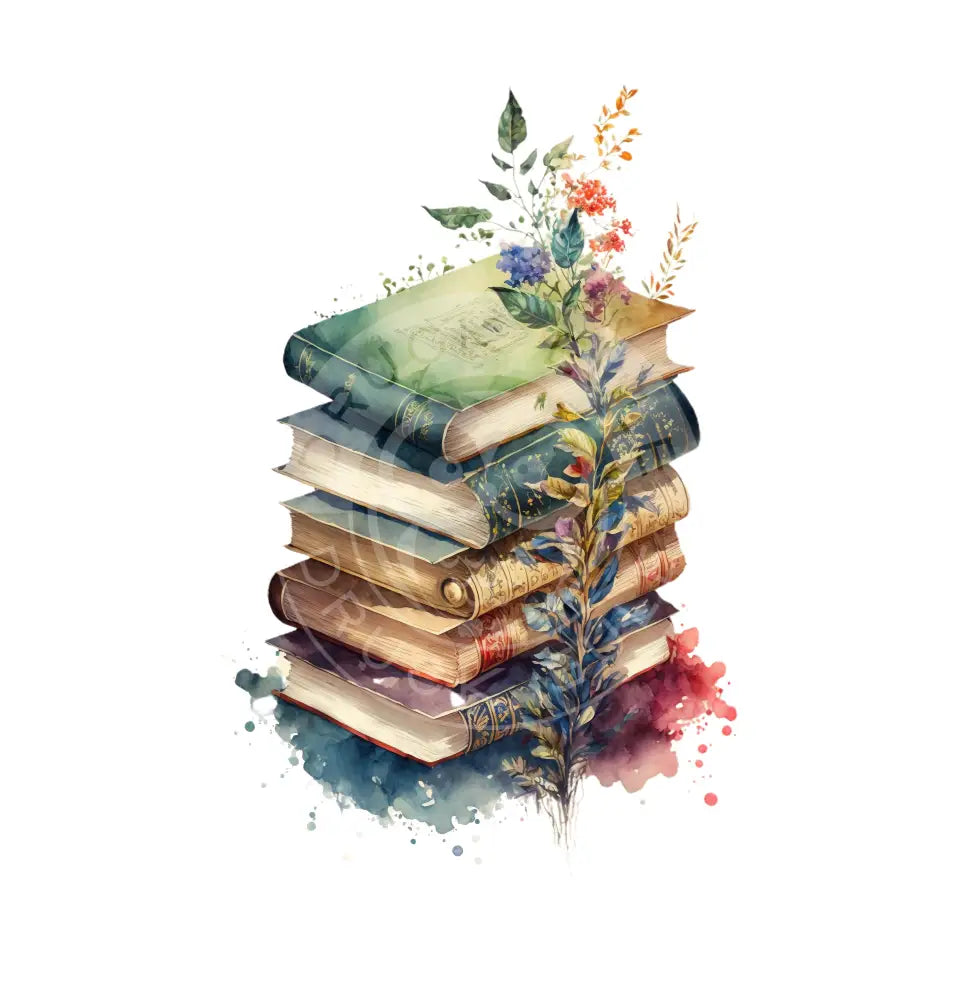 Bügelbild Cozy Books 23.12