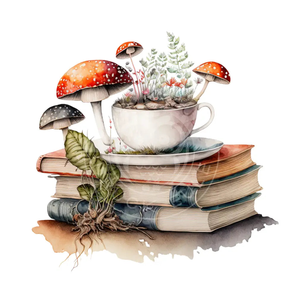 Bügelbild Cozy Books 23.2