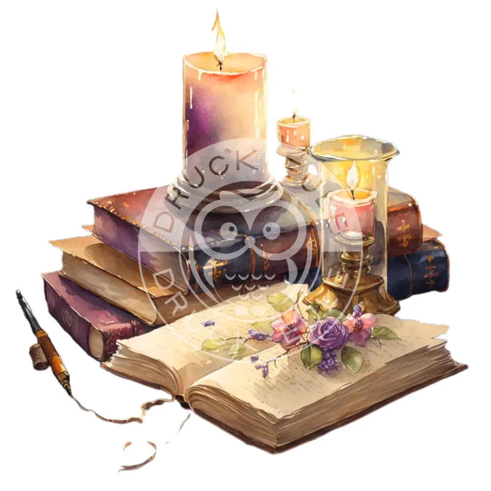 Bügelbild Cozy Books 23.26