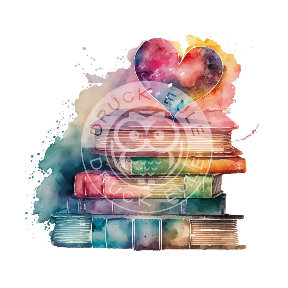 Bügelbild Cozy Books 23.27