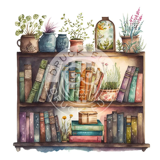 Bügelbild Cozy Books 23.3