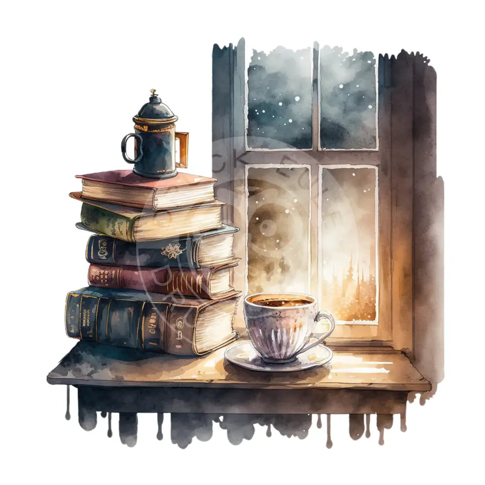 Bügelbild Cozy Books 23.36