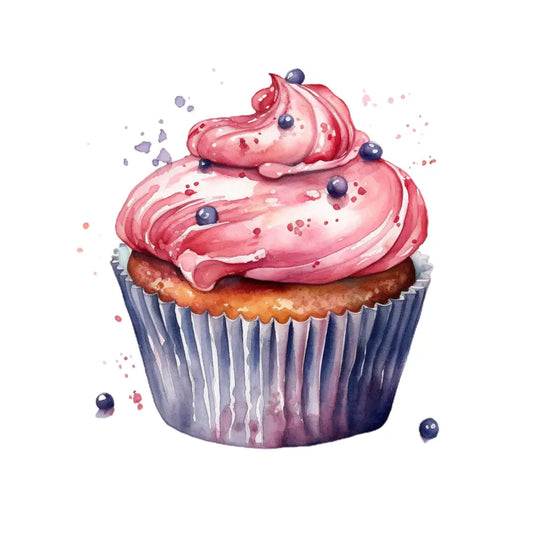 Bügelbild Cupcake 100-1