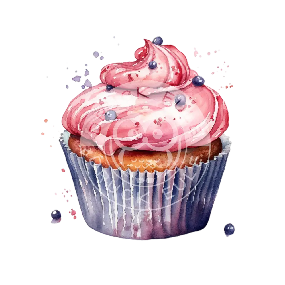 Bügelbild Cupcake 100-1