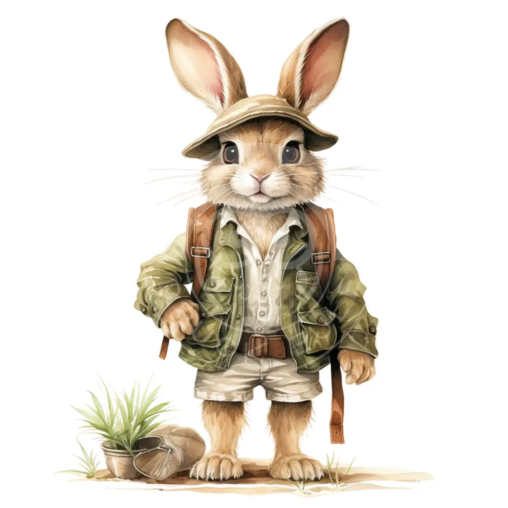 Bügelbild Dressed Bunnies 1054-13