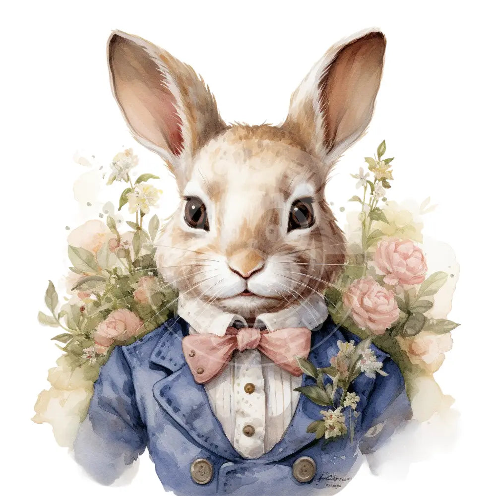 Bügelbild Dressed Bunnies 1054-16