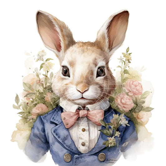 Bügelbild Dressed Bunnies 1054-16