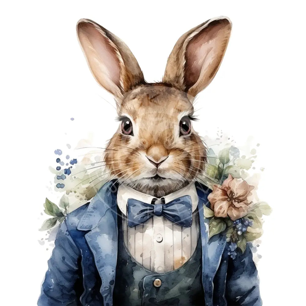 Bügelbild Dressed Bunnies 1054-17