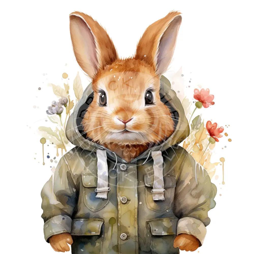 Bügelbild Dressed Bunnies 1054-2
