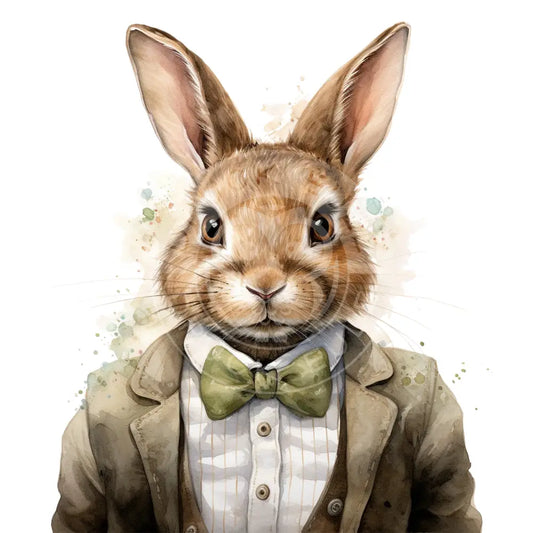 Bügelbild Dressed Bunnies 1054-21
