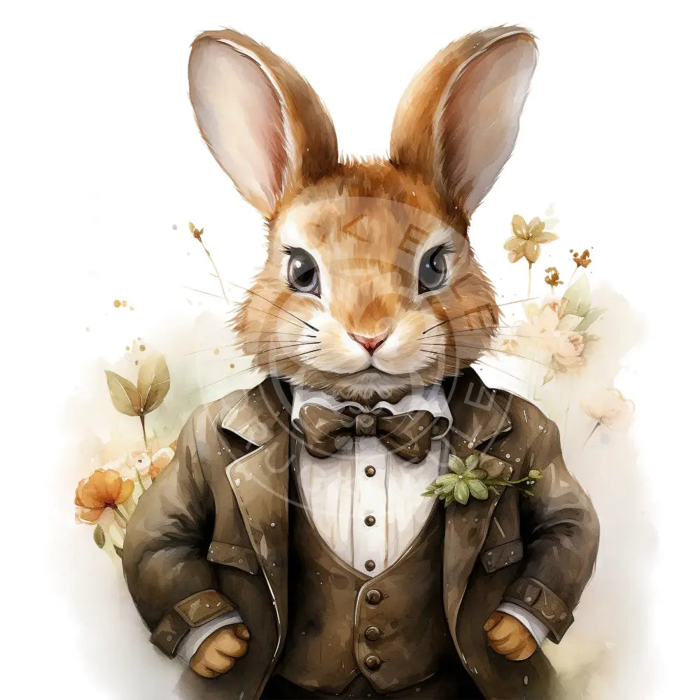 Bügelbild Dressed Bunnies 1054-23