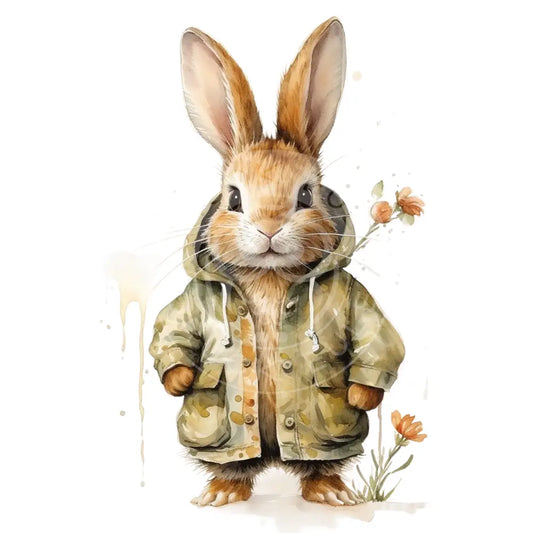 Bügelbild Dressed Bunnies 1054-27