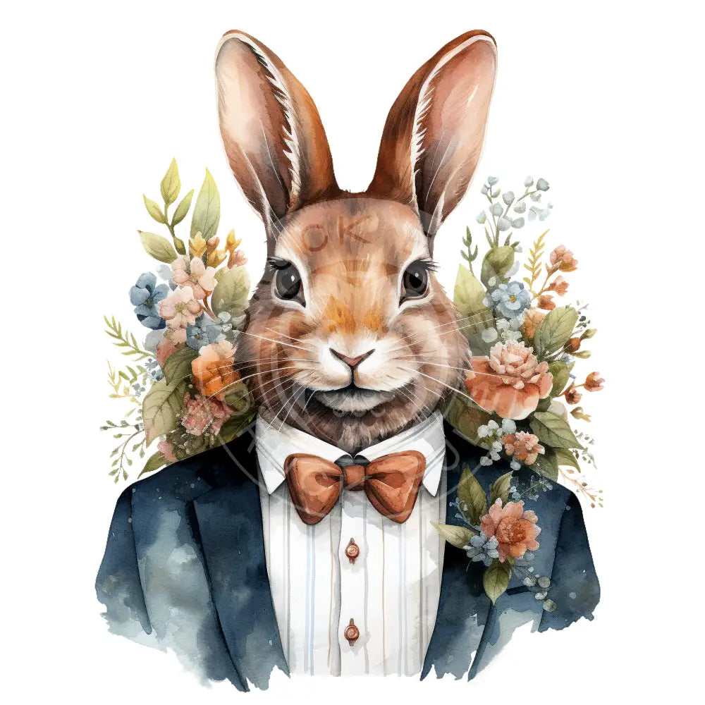 Bügelbild Dressed Bunnies 1054-8
