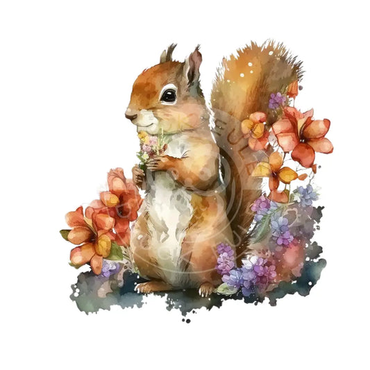 Bügelbild Eichhörnchen 127-1