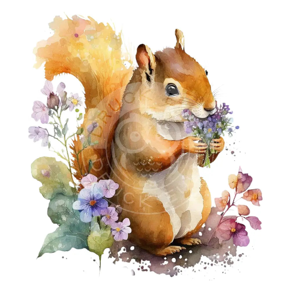 Bügelbild Eichhörnchen 127-2