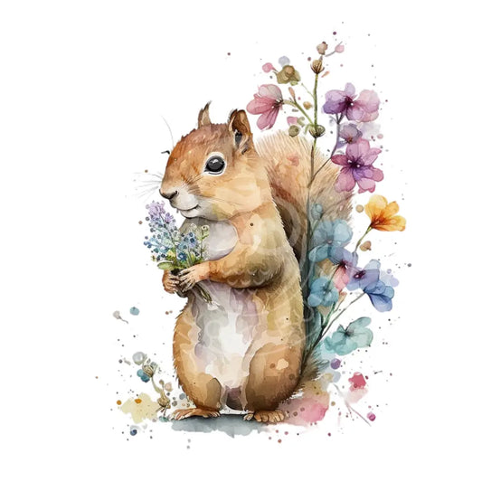 Bügelbild Eichhörnchen 127-3