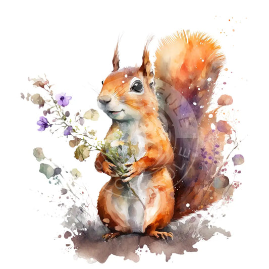 Bügelbild Eichhörnchen 127-5