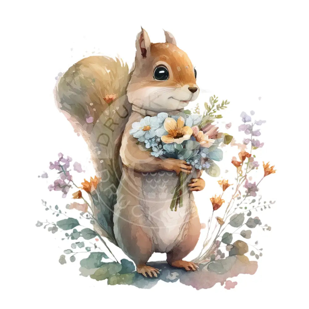 Bügelbild Eichhörnchen 127-6