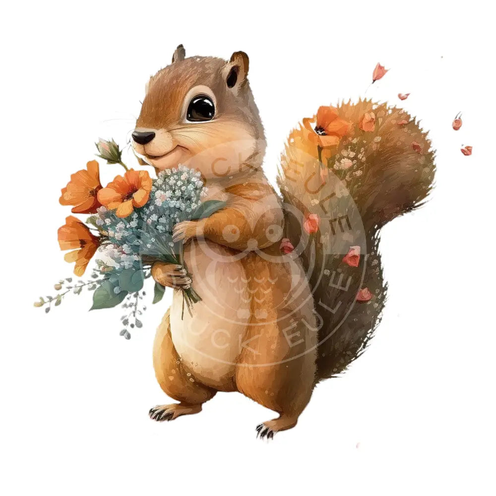 Bügelbild Eichhörnchen 127-7
