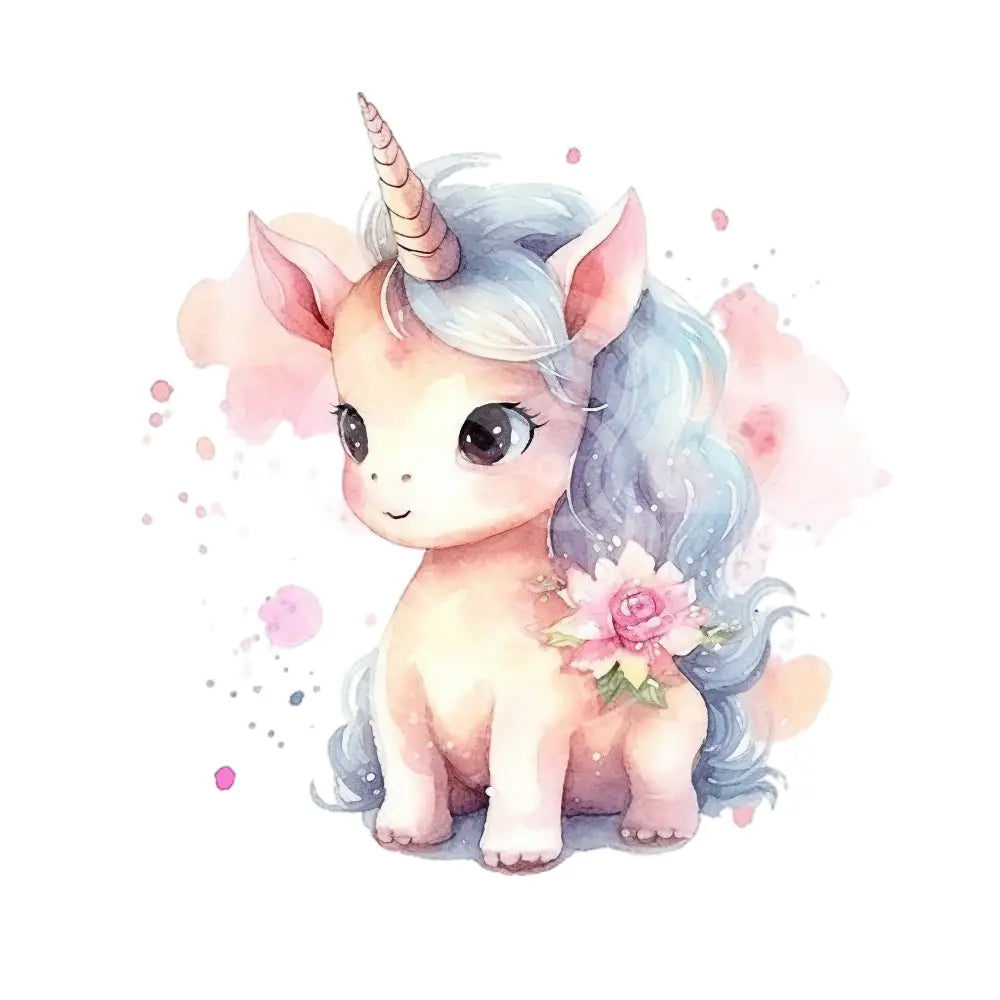 Bügelbild Einhorn Baby 120-1