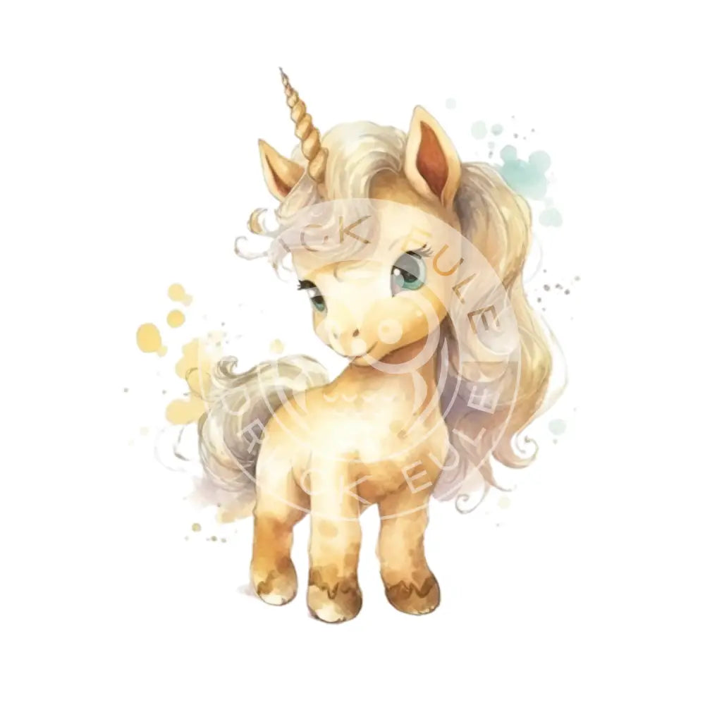 Bügelbild Einhorn Baby 120-10