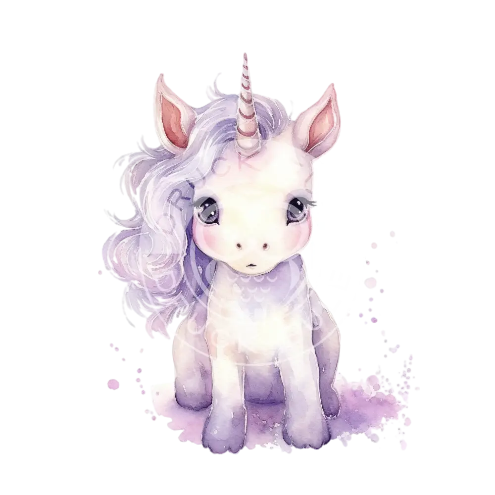 Bügelbild Einhorn Baby 120-13