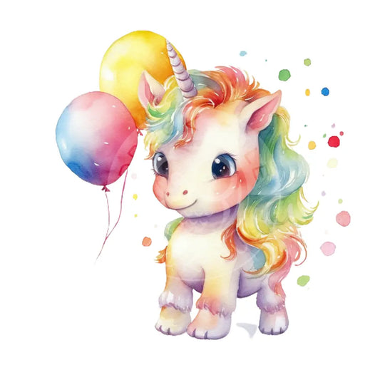 Bügelbild Einhorn Baby 120-19