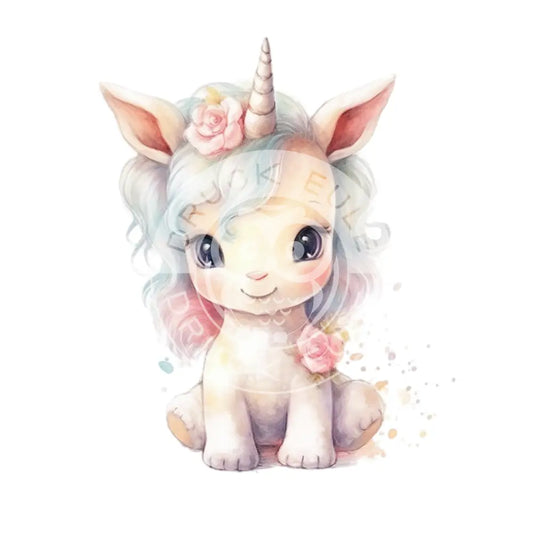 Bügelbild Einhorn Baby 120-2