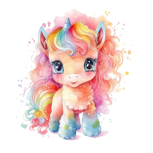 Bügelbild Einhorn Baby 120-20