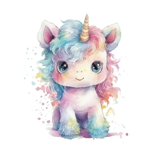 Bügelbild Einhorn Baby 120-21
