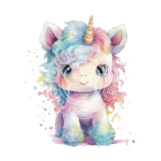 Bügelbild Einhorn Baby 120-21