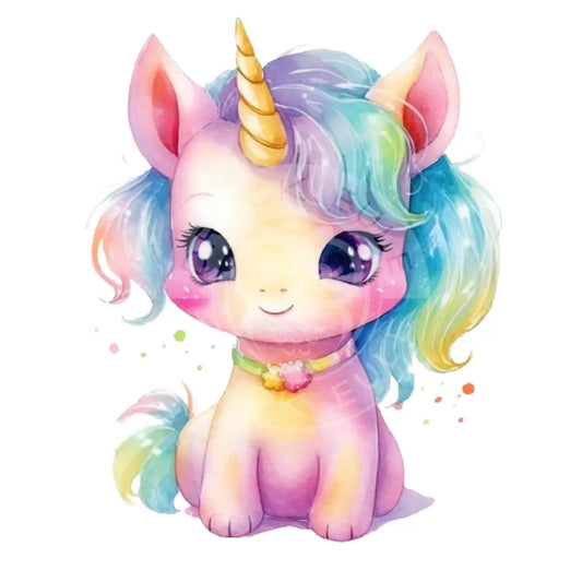 Bügelbild Einhorn Baby 120-22
