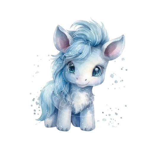 Bügelbild Einhorn Baby 120-6