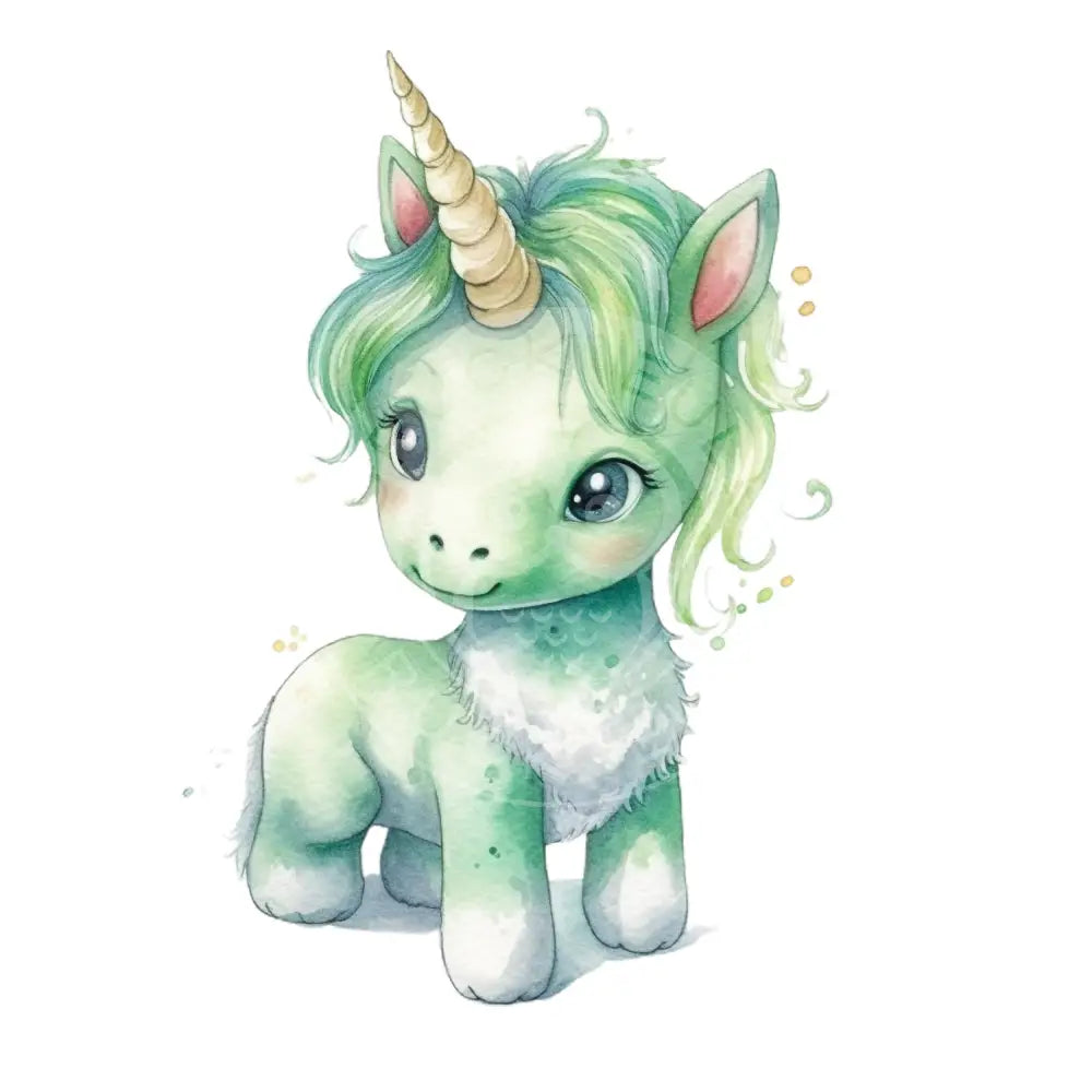 Bügelbild Einhorn Baby 120-7