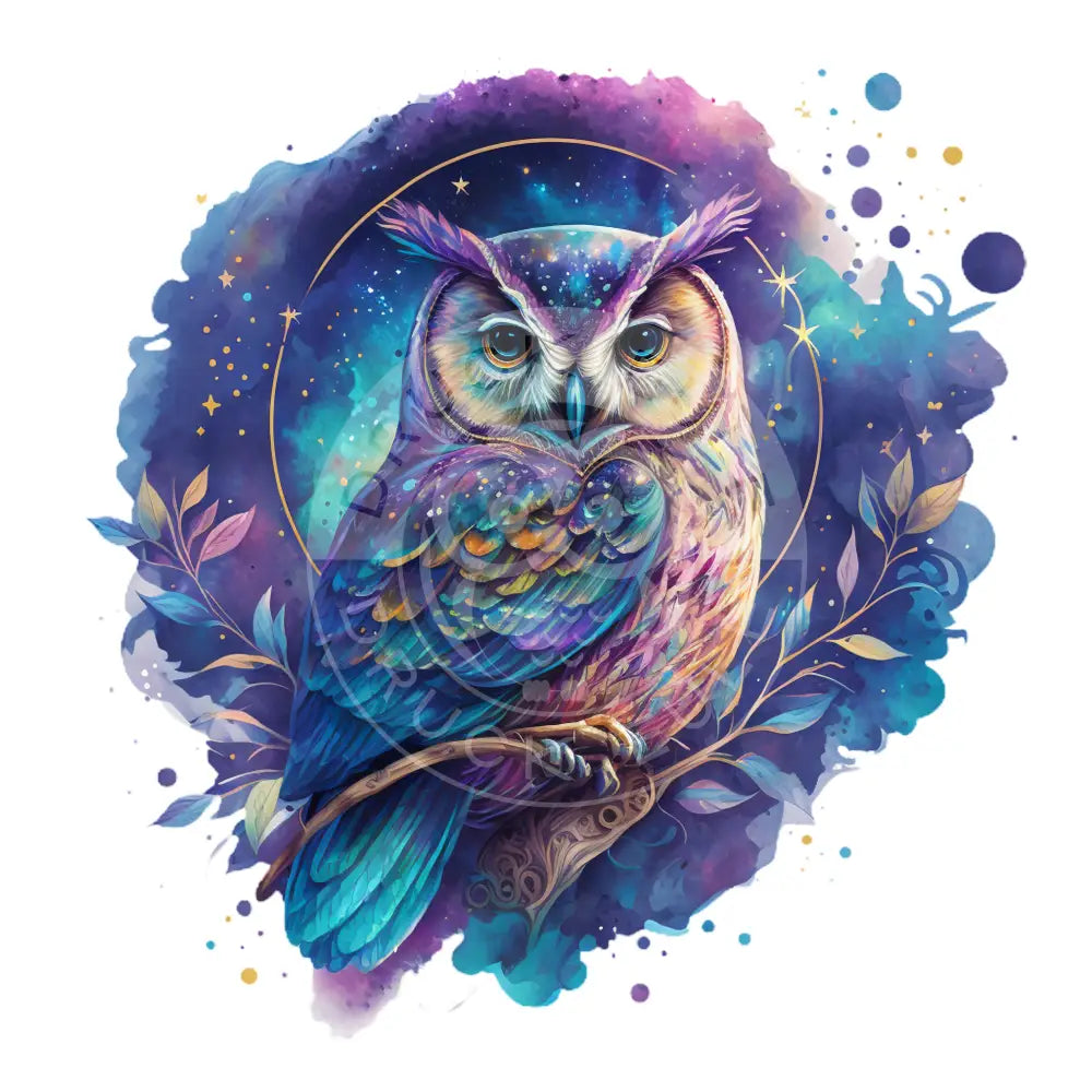 Bügelbild Eule 35-1