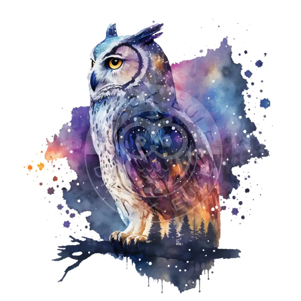 Bügelbild Eule 35-12