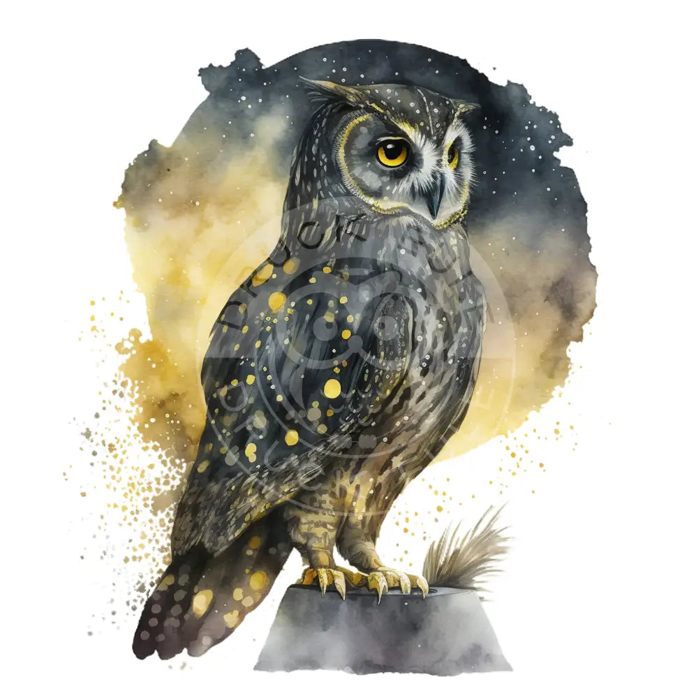 Bügelbild Eule 35-24