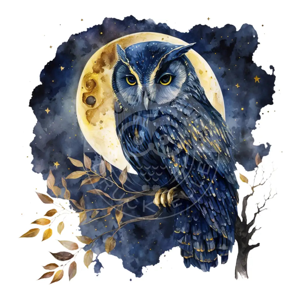 Bügelbild Eule 35-4