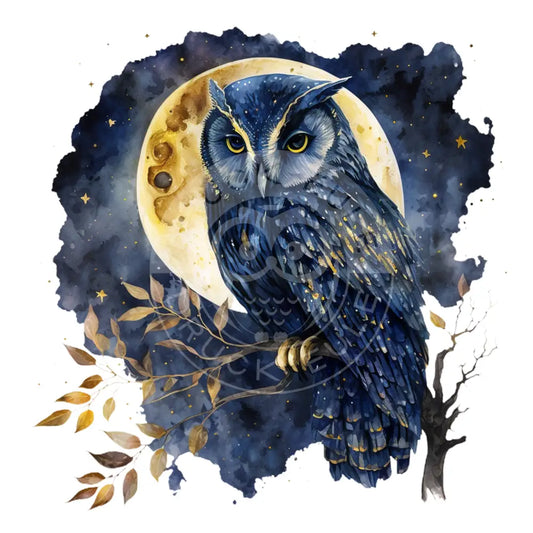 Bügelbild Eule 35-4